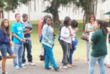 Military kids at UH for "To Infinity...and Beyond" event